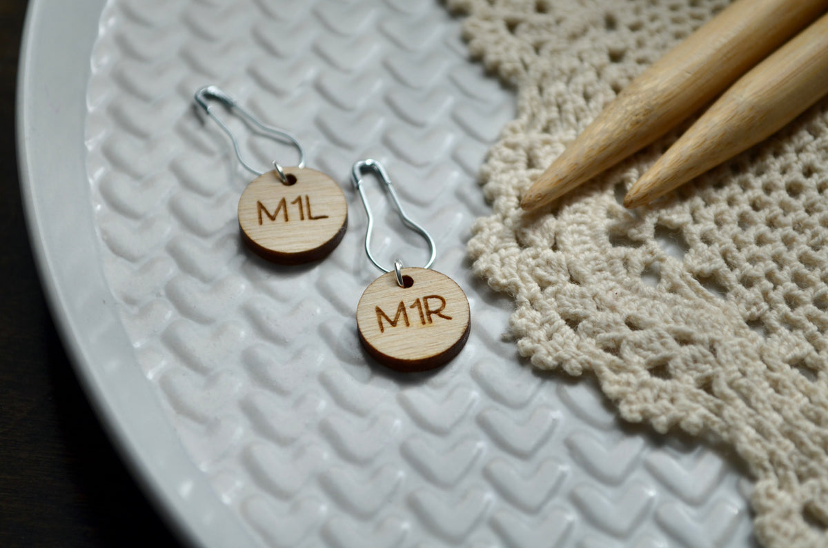 Instructional stitch markers muster.pattern
