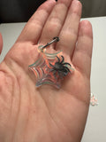 Large Spiderweb earrings