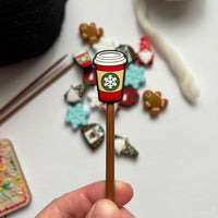 Christmas cup needle protectors