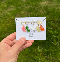 Citrus stitch markers