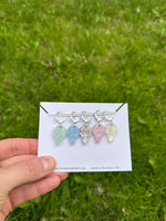 Ice cream cone stitch markers