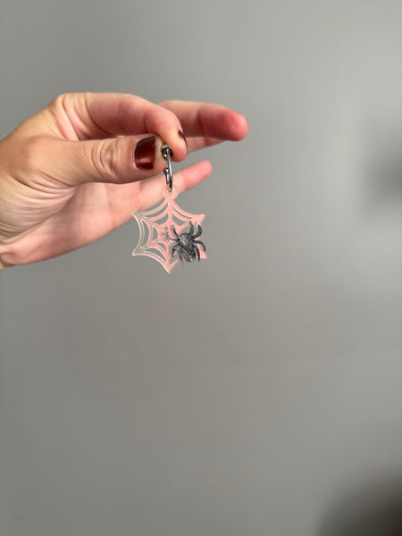 Large Spiderweb earrings