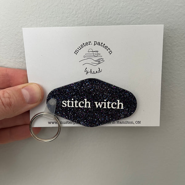 Stitch witch keychain