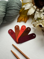 ultrasuede rivet fall theme tags