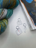 The Secret-- stitch marker set collab with The Frosted Stitch