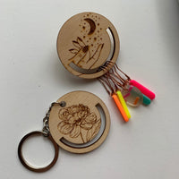 Stitch marker holder (keychain)