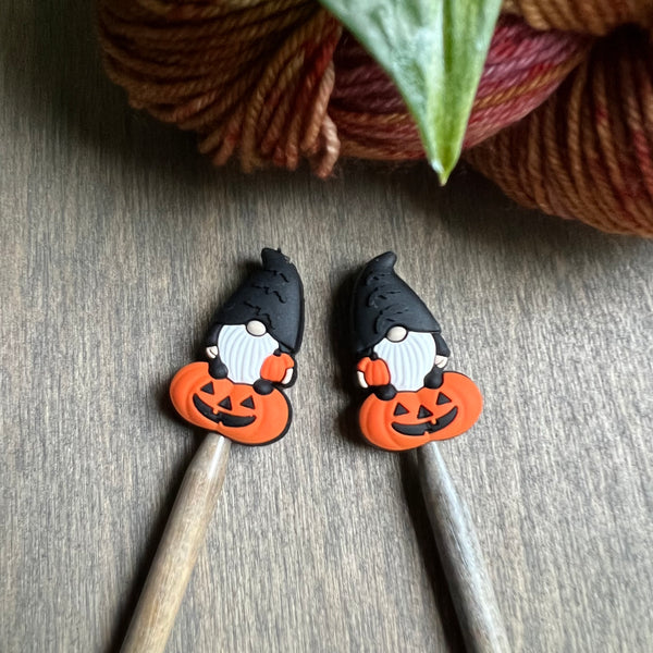 pumpkin gnome needle protectors