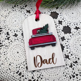 Truck stocking tag