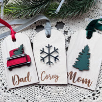 Tree stocking tag
