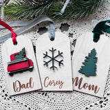 Tree stocking tag