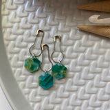 Hexagon stitch marker