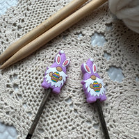 Easter gnomes needle protectors